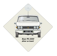 Rover P6 2000 1963-66 Car Window Hanging Sign